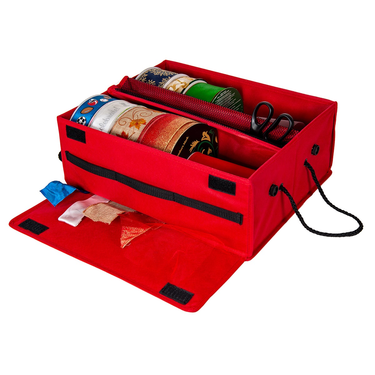 Santa's Bag Ribbon Storage Box | The Container Store